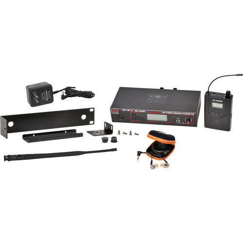 Galaxy Audio AS-1210 Personal Wireless In-Ear Monitor System with 1 Receiver & EB10 Earbuds (D: 584 to 607)