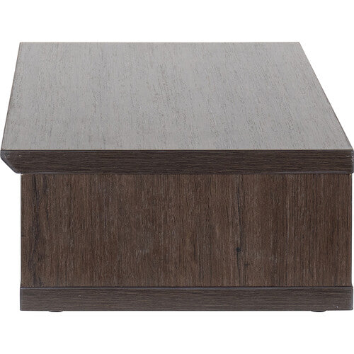 Gator Frameworks GFW-ELITERK-2U-BRN Frameworks Elite Series Furniture Desktop 2 RU Studio Rack (Dark Walnut Brown)