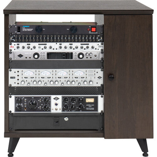 Gator Frameworks GFW-ELITESIDECAR-BRN Frameworks Elite Series Furniture Sidecar Rack Cabinet (Dark Walnut Brown)