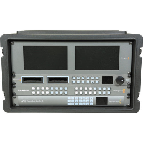 SKB 1SKB-R6S 6U Roto Shallow Rack Case with Steel Rails