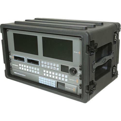 SKB 1SKB-R6S 6U Roto Shallow Rack Case with Steel Rails