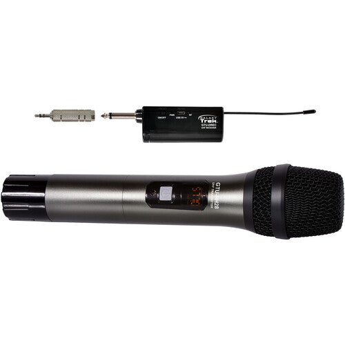 Système de microphone sans fil Galaxy Audio Trek GTU Mini UHF avec 1 micro portable (canal B : 524,5 à 594,5 MHz)