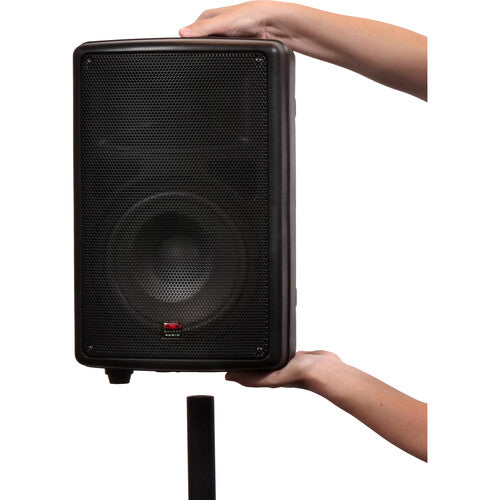 Système de sonorisation portable rechargeable Galaxy Audio TQ8X Traveler Quest 150 W - 8"
