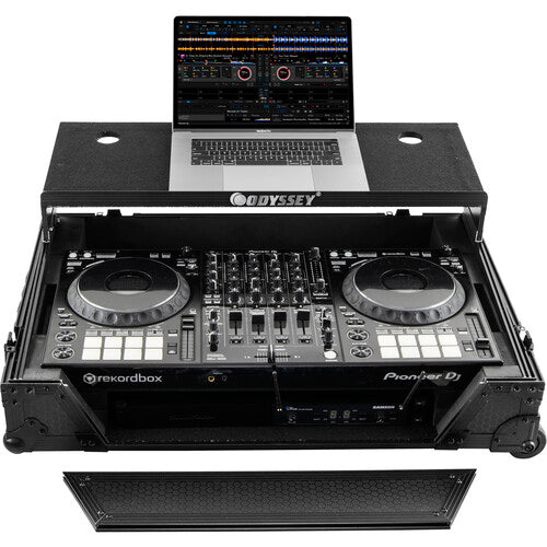 Odyssey 810271 Pioneer DDJ-1000 Boîtier industriel Glide Style 1U avec roulettes