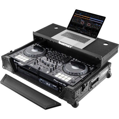 Odyssey 810271 Pioneer DDJ-1000 Boîtier industriel Glide Style 1U avec roulettes