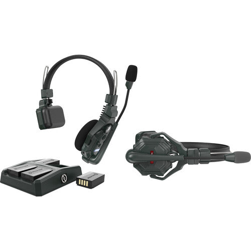 Système d'interphone DECT sans fil duplex intégral Hollyland SOLIDCOM C1-2S avec 2 casques (1,9 GHz)
