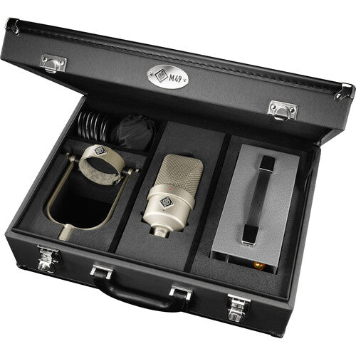 Neumann M 49 V Set Microphone à lampe à grande membrane