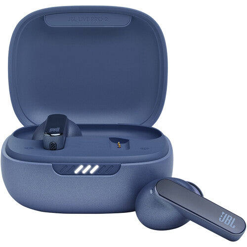 JBL LIVE PRO 2 Noise-Canceling True Wireless In-Ear Headphones (Blue)