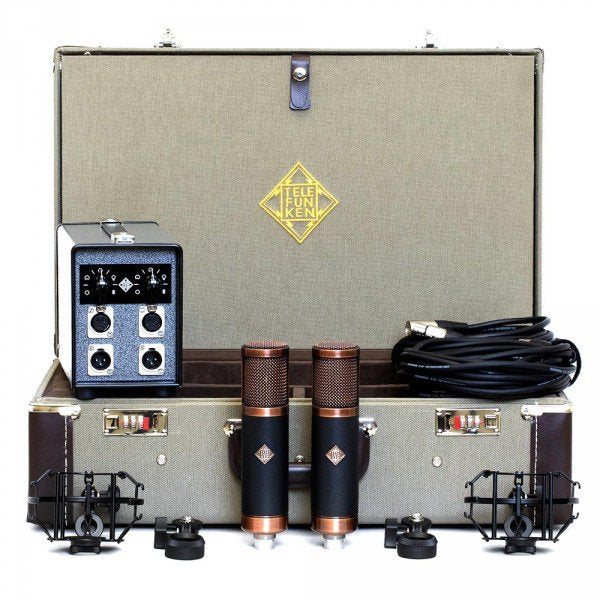 Telefunken TF39 Ensemble stéréo de microphone à condensateur à tube Copperhead