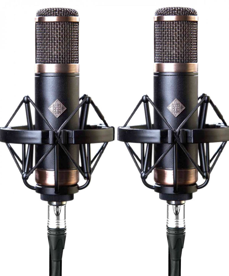 Telefunken TF29 Ensemble stéréo de microphone à condensateur à tube Copperhead