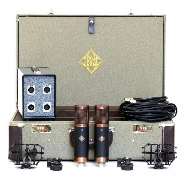 Telefunken TF29 Ensemble stéréo de microphone à condensateur à tube Copperhead