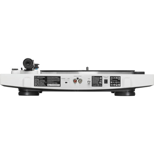 Audio-Technica AT-LP3XBT Fully Automatic Bluetooth Belt-Drive Stereo Turntable (White)