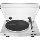 Audio-Technica AT-LP3XBT Platine vinyle stéréo Bluetooth entièrement automatique à entraînement par courroie (Blanc)