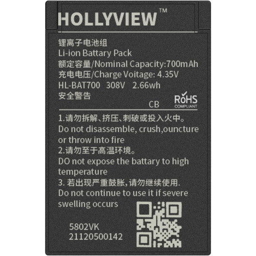 Système d'interphone DECT sans fil duplex intégral Hollyland SOLIDCOM C1-2S avec 2 casques (1,9 GHz)