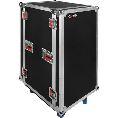 Gator G-TOUR 20U CAST Wooden ATA Flight Rack Case 17" Depth, 20 RU, With Casters
