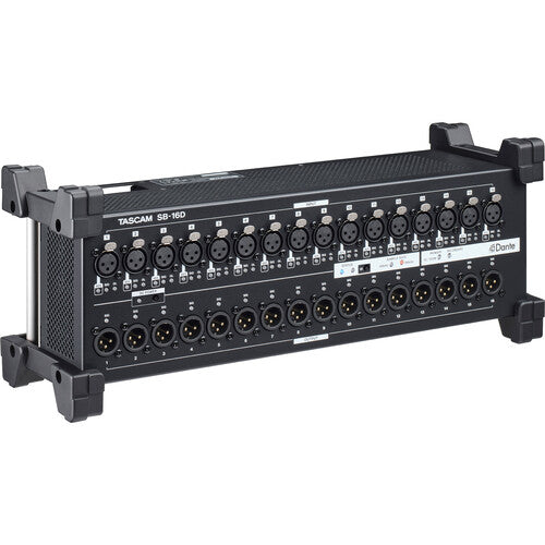 Tascam SB-16D 16x16 Dante Stage Box and Audio Interface
