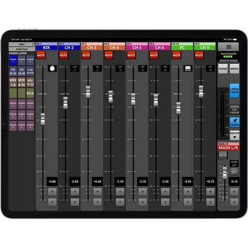 Tascam Sonicview 16XP 16-Channel Digital Mixing Console and Multitrack Recorder