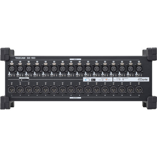 Tascam SB-16D 16x16 Dante Stage Box and Audio Interface