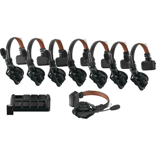 Hollyland SOLIDCOM C1 Pro-8S Système d'interphone sans fil full duplex avec 8 casques (1,9 GHz)