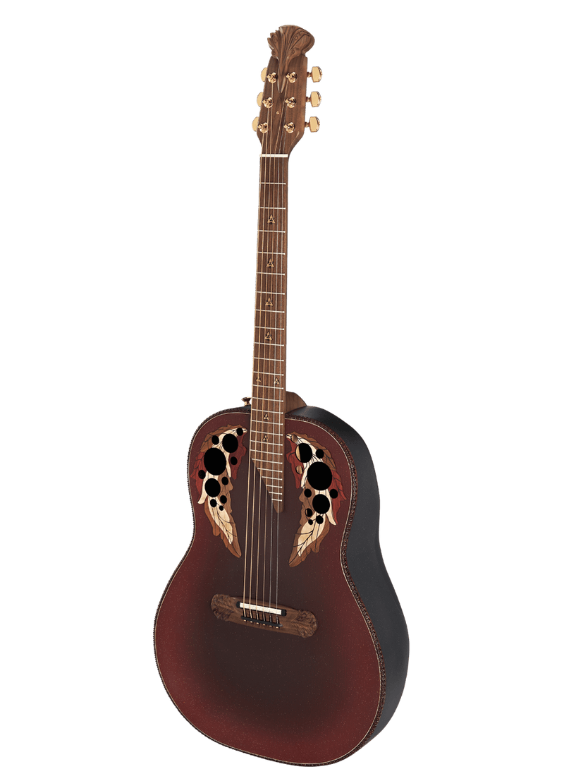 Ovation Adamas 1687GT-2 - Guitare électro-acoustique Deep Body - Reverse Red Burst