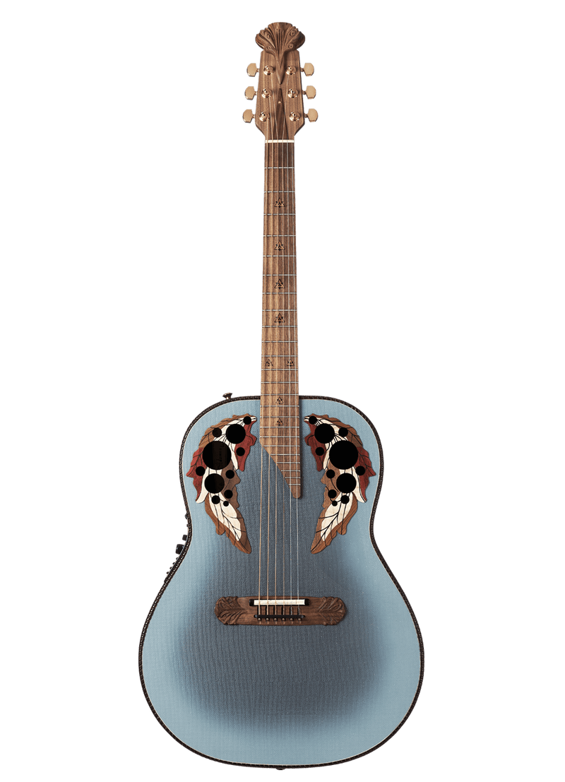 Ovation Adamas 1687GT-8 - Guitare électro-acoustique Deep Body - Reverse Blue Burst
