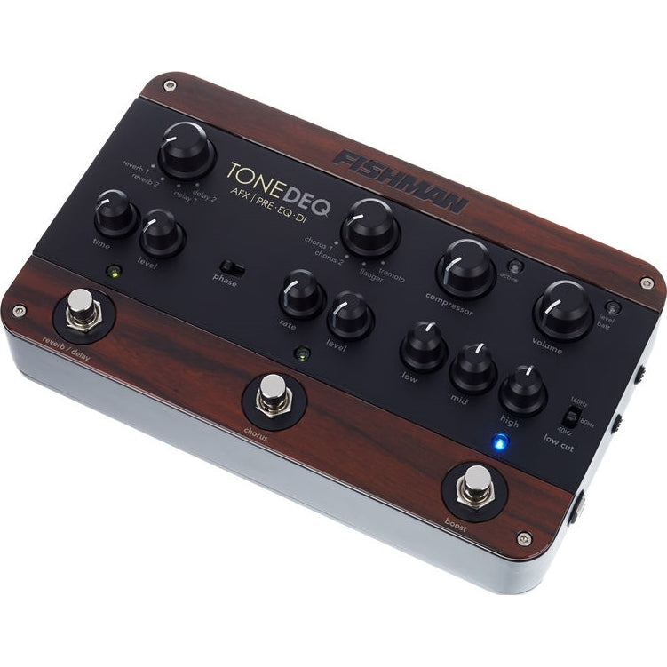 Fishman TONEDEQ AFX Preamp/EQ/DI Pedal w/ Dual Effects