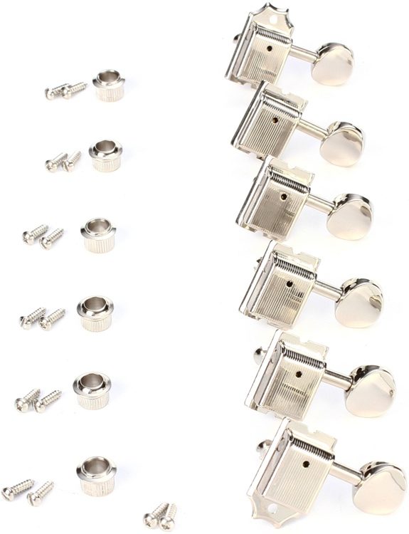 Fender AMERICAN VINTAGE Stratocaster/Telecaster Machine Heads - Chrome (6)