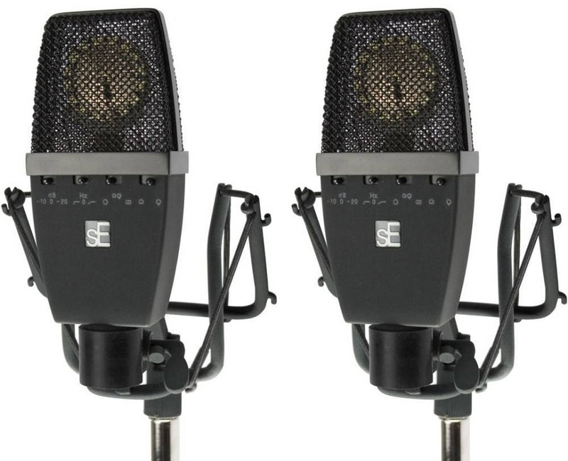 SE Electronics SE-SE4400ASP Paire assortie de SE4400A avec barre et supports amortisseurs
