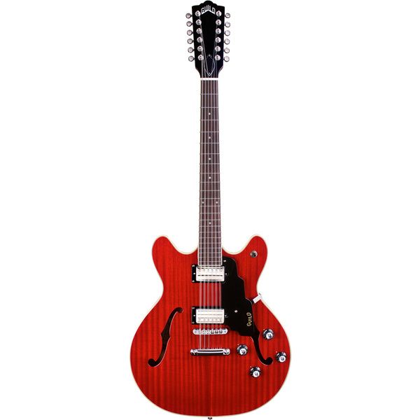 Guild Starfire I-12 Guitare électrique semi-cuite 12-String - Cherry Red