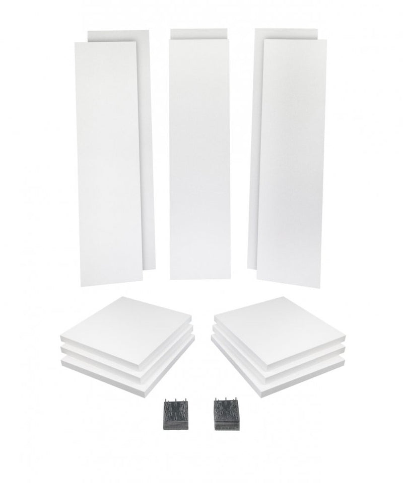 Kit de la salle des entreprises de clarté primacoustique - jusqu'à 120 pieds carrés / 11,1 m² (blanc arctique)