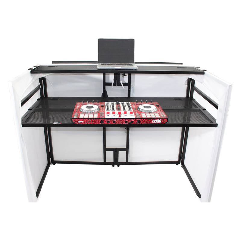 ProX XF-MESAMEDIAMK2 DJ Façade Table Workstation