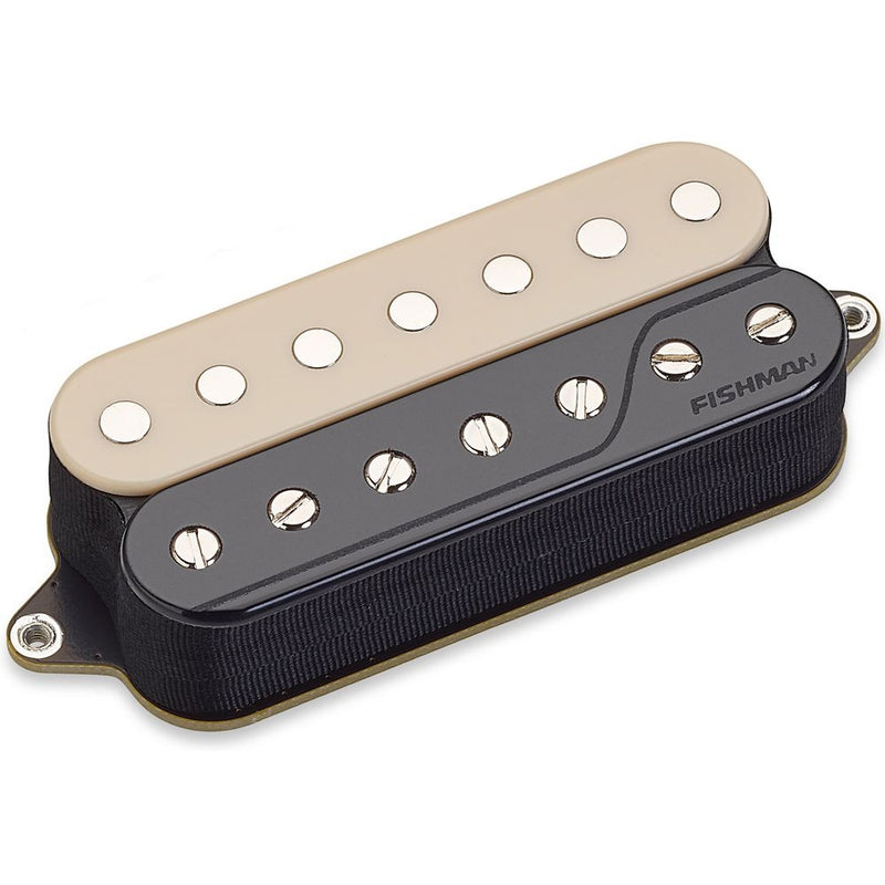 Fishman FLUENCE CLASSIC Humbucker Bridge Micro à 7 cordes à noyau ouvert - Zebra