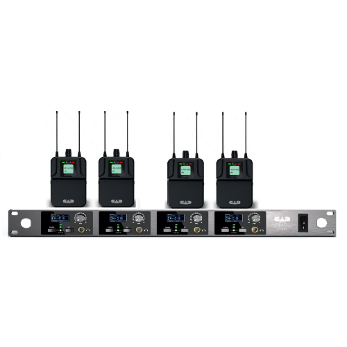 Système de surveillance sans fil intra-auriculaire CAD GXLIEM4 Quad-Mix (T : 902 à 928 MHz) 