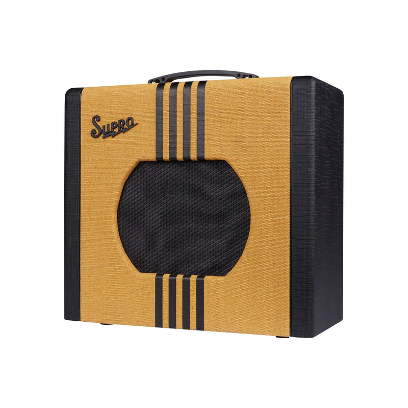 Supro 1820RTB Delta King 10 1x10" 5W Tube Combo Amp - Tweed and Black