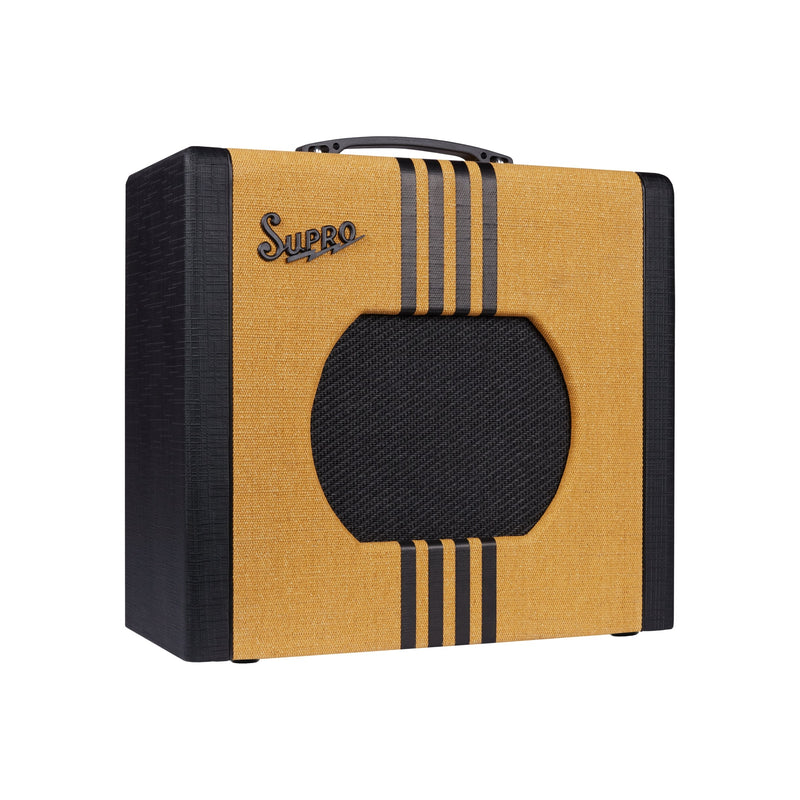 Supro 1820RTB Delta King 10 1x10" 5W Tube Combo Amp - Tweed and Black