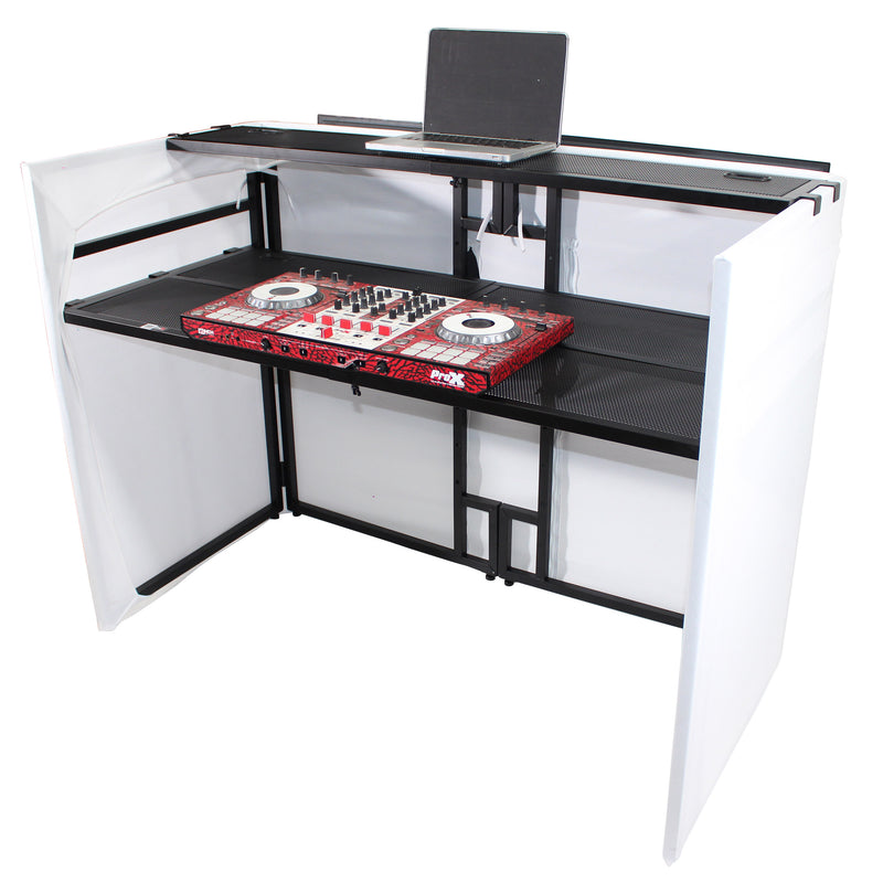 ProX XF-MESAMEDIAMK2 DJ Façade Table Workstation