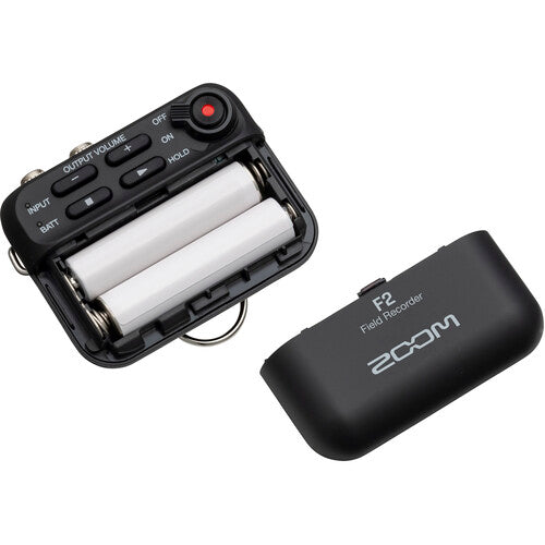 Enregistreur de terrain portable ultracompact Zoom F2 avec microphone Lavalier