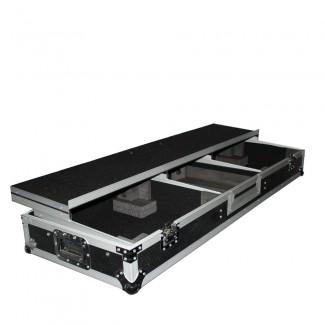 ProX XS-TMC1012WLTFSTND DJ Coffin Case For 10 Or 12 Mixer And 2X 1200 - Red One Music