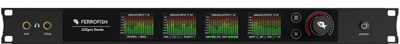 Ferrofish A32 PRO DANTE AD/DA converter w/Dante, MADI and ADAT