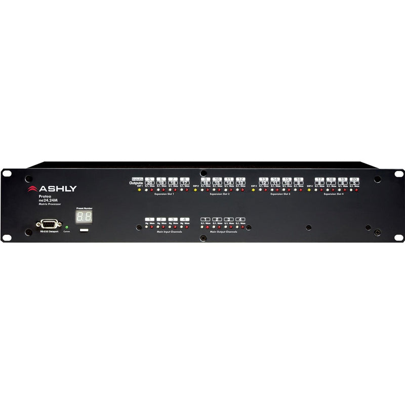 Ashly NE24.24M 16x8 Audio Matrix Processor