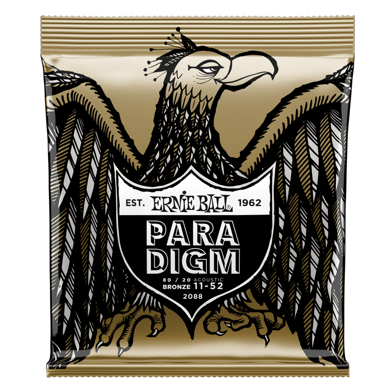 Ernie Ball 2088EB Paradigm Acoustic Strings - 80/20 Light 11-52