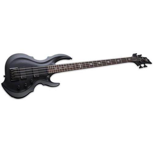 Ltd Tom Araya Ta-604  Signature Series Ta-604 Frx Electric Bass Black Satin - Red One Music