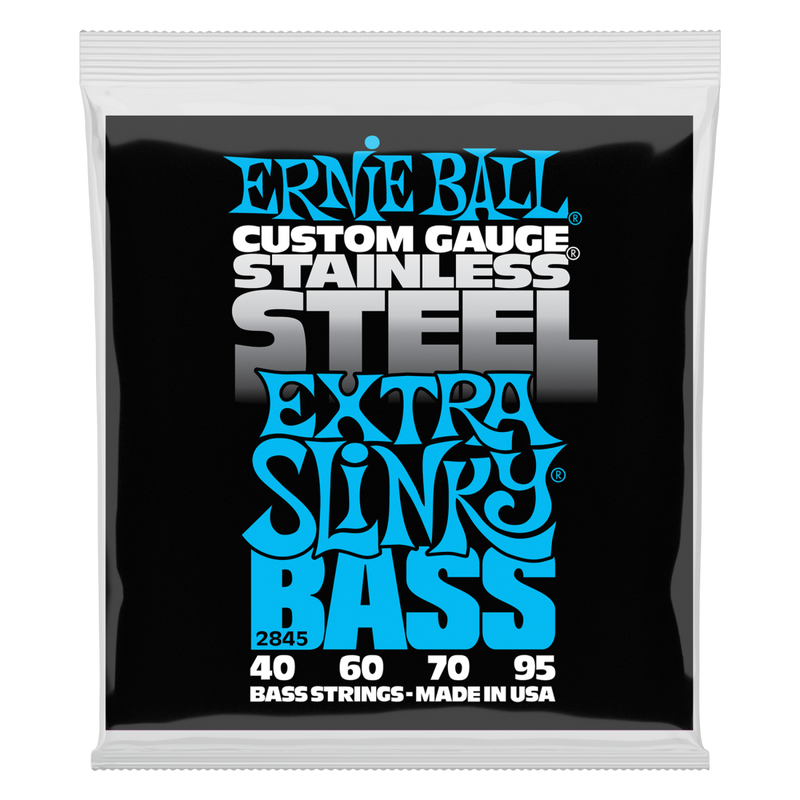 Ernie Ball 2845EB Extra Slinky Stainless Steel Electric Bass Strings 40-95