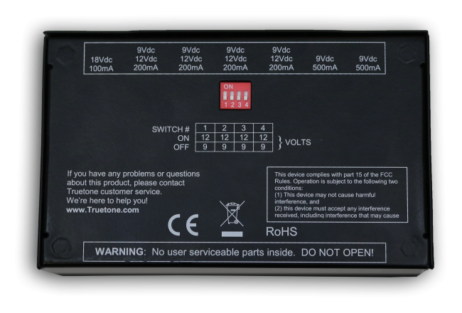 Truetone TT-CS7 Pure Isolated Low-Profile Power Supply
