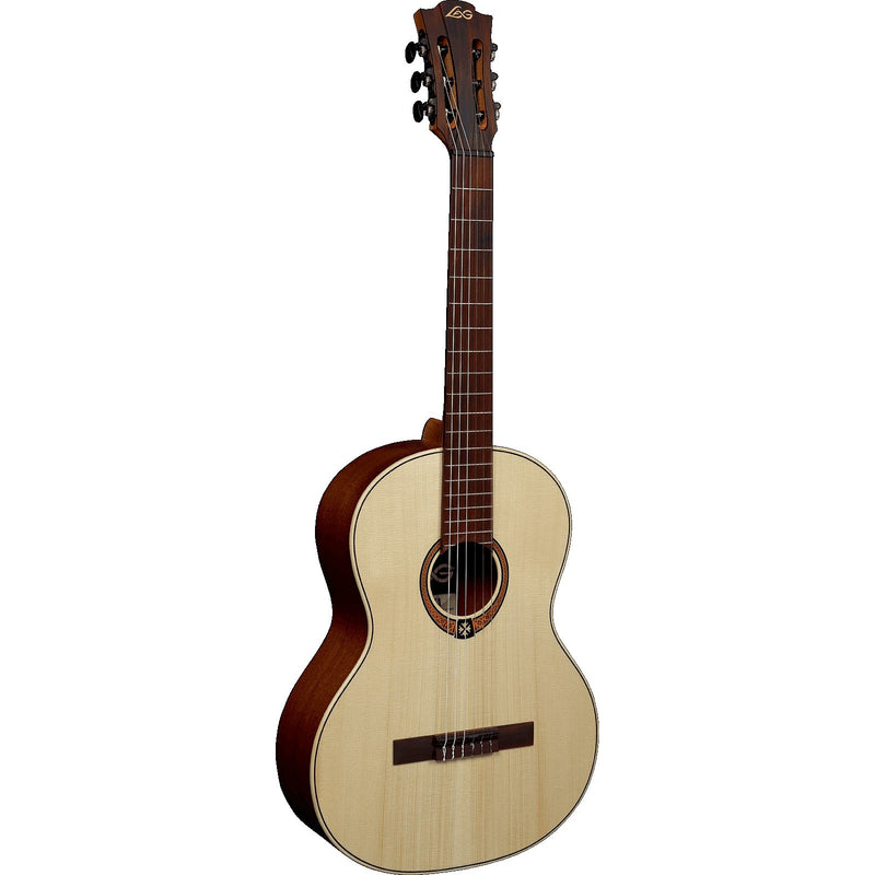 Lag Guitars OC70 Occitane Nylon 4/4 Epicéa Guitare Classique - Pore Ouvert Satiné Naturel