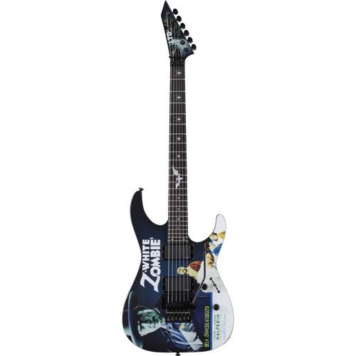 Ltd Kh-Wz Kirk Hammett Signature Series Electric Guitar White Zombie - Red One Music