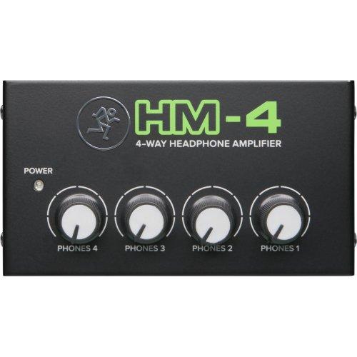 Mackie Hm-4 4-Way Headphone Amplifier 4-Way Headphone Amplifier - Red One Music