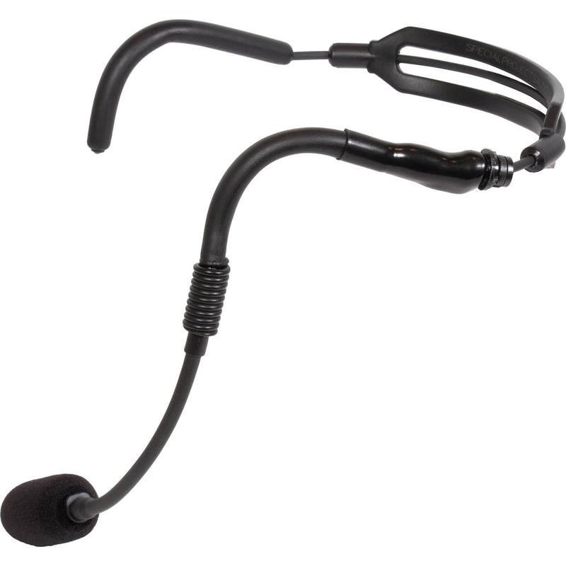 Galaxy Audio H2O7-BK-AT Microphone du casque de fitness à double oreille imperméable pour les émetteurs audio Technica