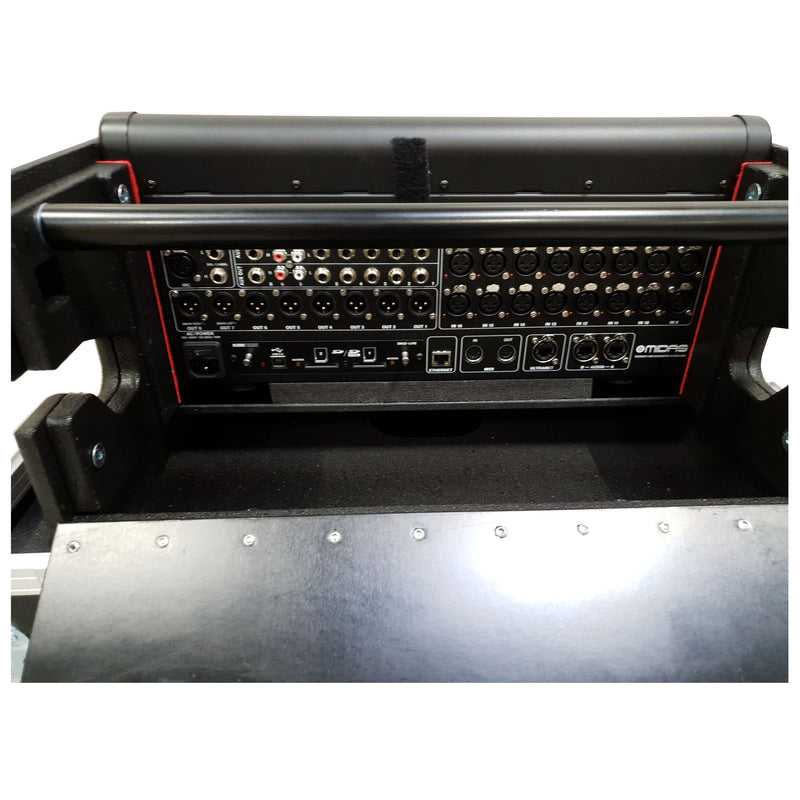 ProX XZ-FMID M32R Flip-ready Easy Retracting Hydraulic Lift Case - Red One Music