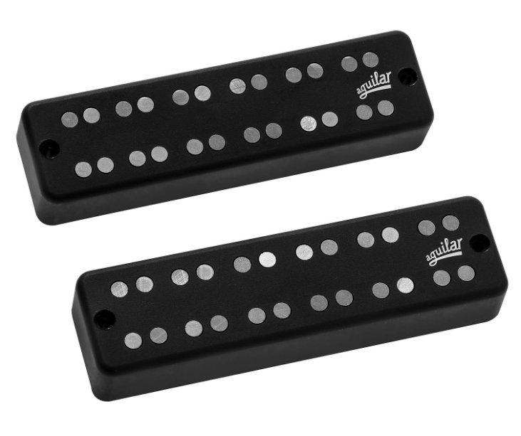 Aguilar 6SDD4SET Micro basse à 6 cordes Super Double double bobine Soapbar - Taille D4